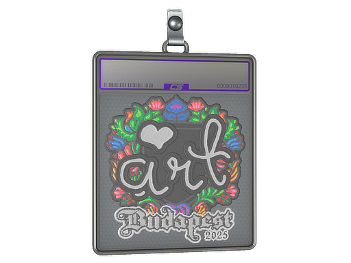 Sticker Slab | arT (Embroidered) | Budapest 2025