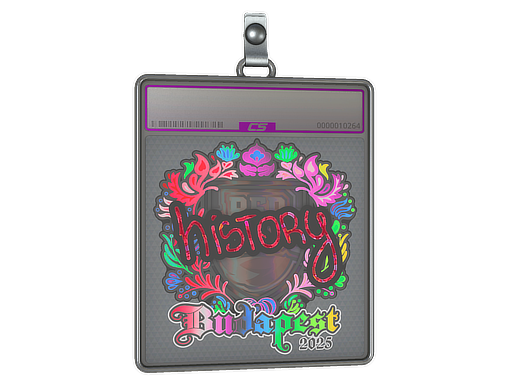 Sticker Slab | History (Holo) | Budapest 2025