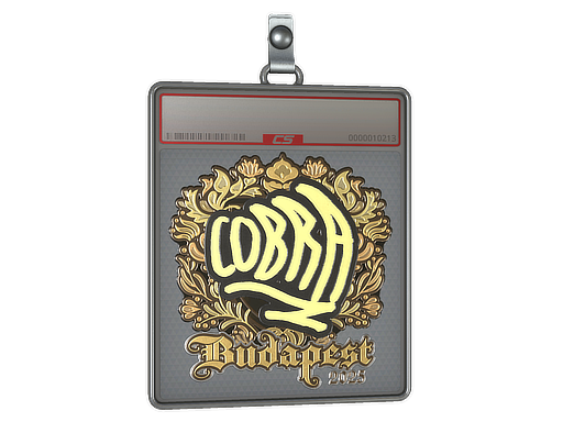 Sticker Slab | cobra (Gold) | Budapest 2025
