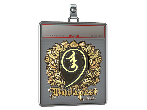 Sticker Slab | nin9 (Gold) | Budapest 2025