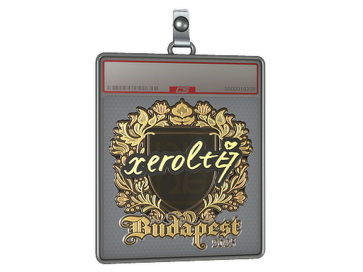 Sticker Slab | xerolte (Gold) | Budapest 2025