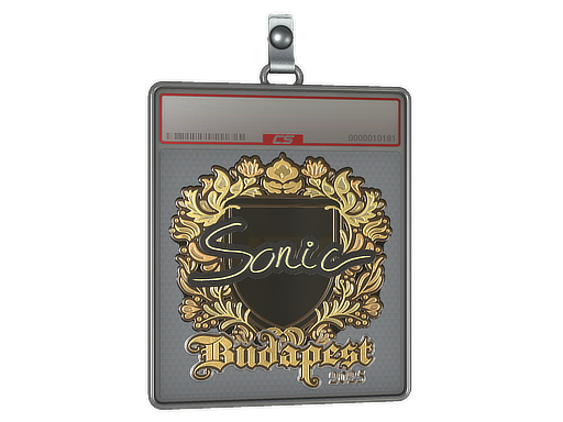 Sticker Slab | Sonic (Gold) | Budapest 2025