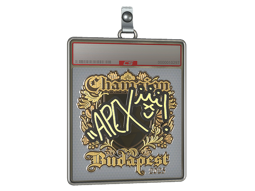Sticker Slab | apEX (Gold, Champion) | Budapest 2025