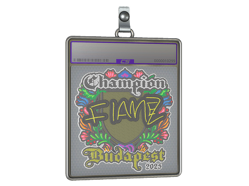 Sticker Slab | FlameZ (Embroidered, Champion) | Budapest 2025