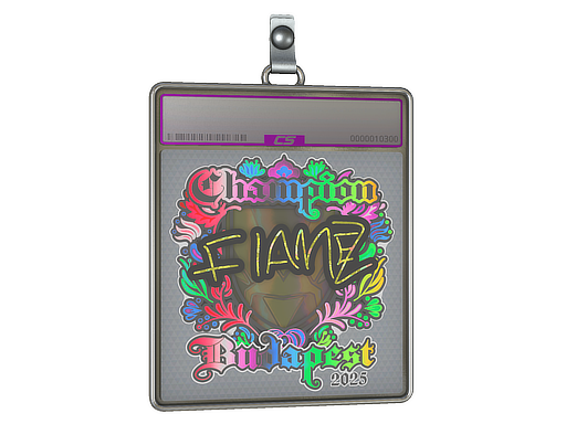 Sticker Slab | FlameZ (Holo, Champion) | Budapest 2025