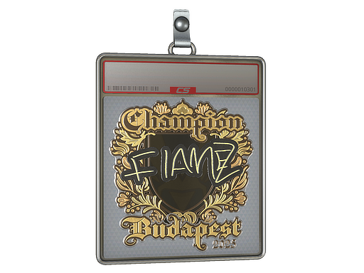 Sticker Slab | FlameZ (Gold, Champion) | Budapest 2025