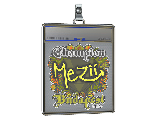 Sticker Slab | mezii (Champion) | Budapest 2025