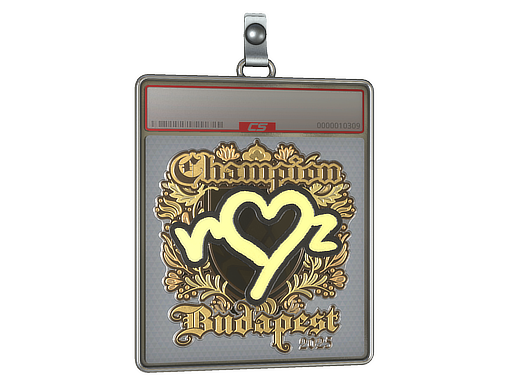 Sticker Slab | ropz (Gold, Champion) | Budapest 2025