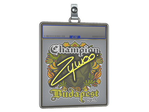 Sticker Slab | ZywOo (Champion) | Budapest 2025