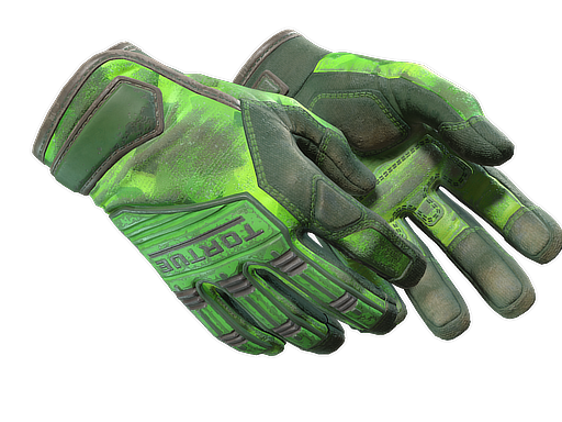 ★ Specialist Gloves | Lime Polycam (Battle-Scarred)