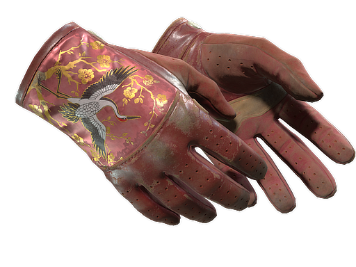 ★ Driver Gloves | Brocade Crane (Battle-Scarred)