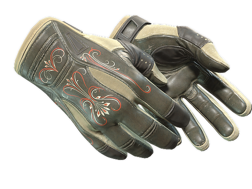★ Sport Gloves | Creme Pinstripe (Well-Worn)