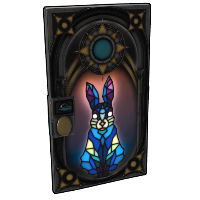 Easter Bunny Sheet Metal Door