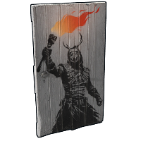 Flamebearer Wooden Door
