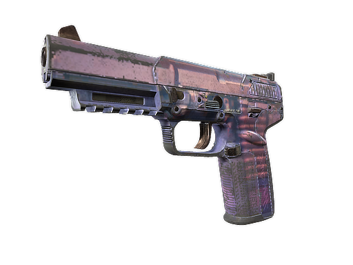 StatTrak™ Five-SeveN | Dark Polymer (Battle-Scarred)