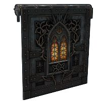 Gothic Veil Garage Door