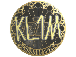 Sticker | kl1m (Gold) | Cologne 2026