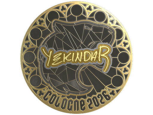 Sticker | YEKINDAR (Gold) | Cologne 2026