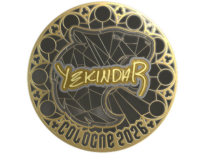 Sticker | YEKINDAR (Gold) | Cologne 2026