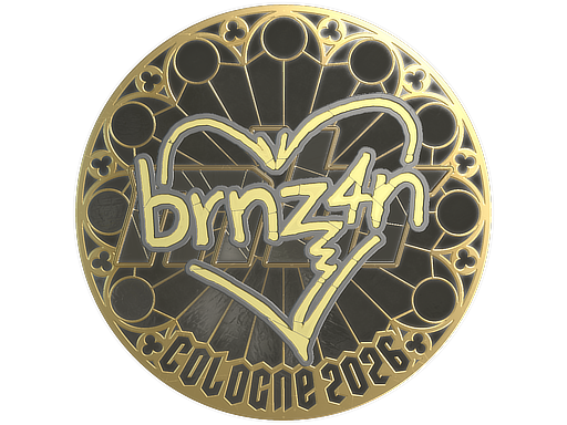 Sticker | brnz4n (Gold) | Cologne 2026