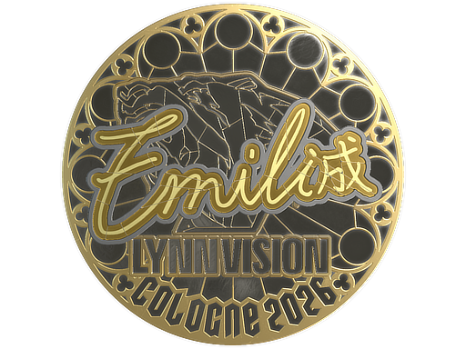 Sticker | EmiliaQAQ (Gold) | Cologne 2026