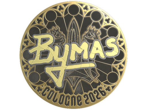 Sticker | Bymas (Gold) | Cologne 2026