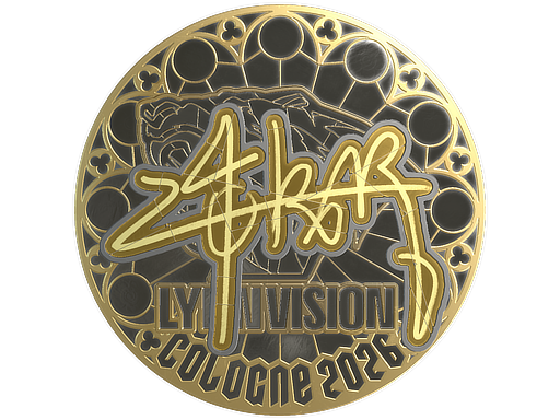 Sticker | z4KR (Gold) | Cologne 2026