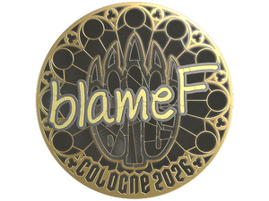 Sticker | blameF (Gold) | Cologne 2026