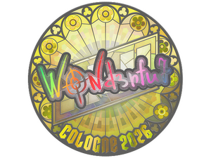 Sticker | w0nderful (Holo) | Cologne 2026