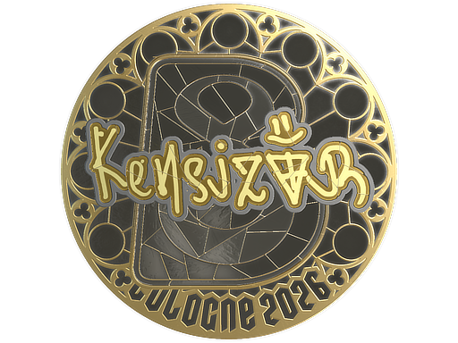 Sticker | kensizor (Gold) | Cologne 2026