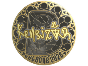 Sticker | kensizor (Gold) | Cologne 2026