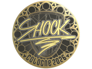 Sticker | SHOCK (Gold) | Cologne 2026
