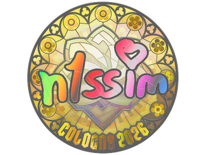 Sticker | n1ssim (Holo) | Cologne 2026