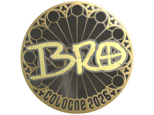 Sticker | br0 (Gold) | Cologne 2026