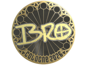 Sticker | br0 (Gold) | Cologne 2026