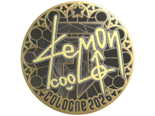 Sticker | dem0n (Gold) | Cologne 2026
