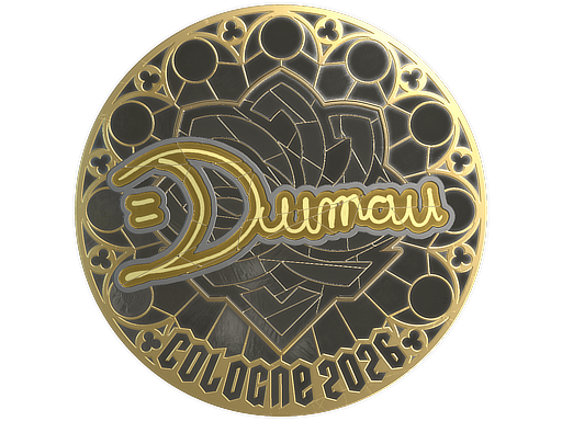 Sticker | dumau (Gold) | Cologne 2026