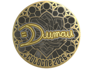 Sticker | dumau (Gold) | Cologne 2026