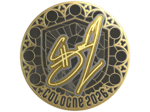 Sticker | siuhy (Gold) | Cologne 2026