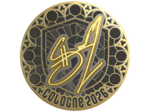 Sticker | siuhy (Gold) | Cologne 2026