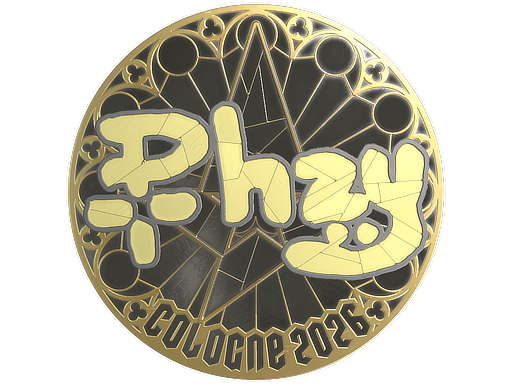Sticker | phzy (Gold) | Cologne 2026