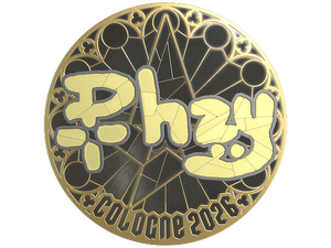 Sticker | phzy (Gold) | Cologne 2026