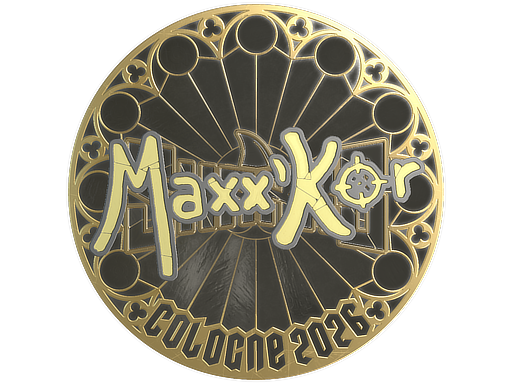 Sticker | maxxkor (Gold) | Cologne 2026