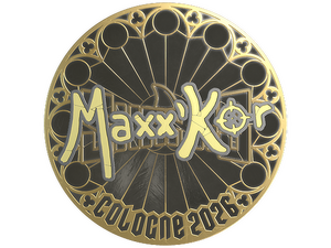 Sticker | maxxkor (Gold) | Cologne 2026