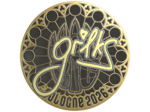 Sticker | gr1ks (Gold) | Cologne 2026