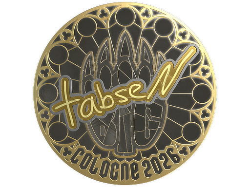 Sticker | tabseN (Gold) | Cologne 2026