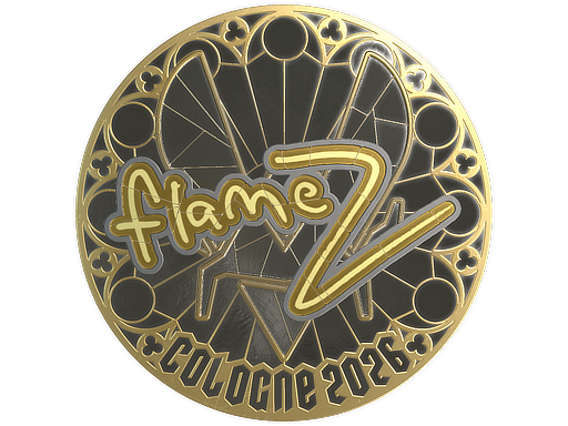 Sticker | FlameZ (Gold) | Cologne 2026