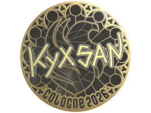 Sticker | kyxsan (Gold) | Cologne 2026