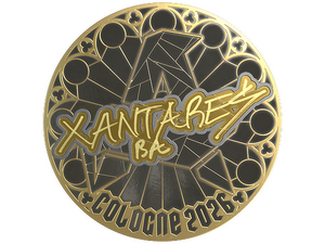 Sticker | XANTARES (Gold) | Cologne 2026