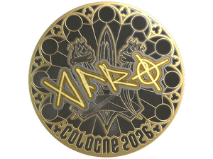 Sticker | afro (Gold) | Cologne 2026
